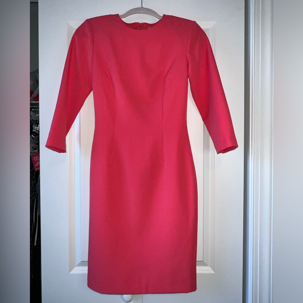 Antonio Melani - coral/pink knee length dress. Size 0. ***NEW***